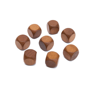 Fabrieksgroothandel op maat gemaakte logo full colour UV-print dobbelstenen van hoge kwaliteit houten dobbelstenen op maat gemaakte dobbelstenen voor bordspellen - Product Image 4