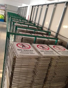 Halaman taman luar ruangan kampanye terbaik pernah Adt stiker papan grommet untuk halaman tidak ada parkir dengan tonggak - Product Image 1