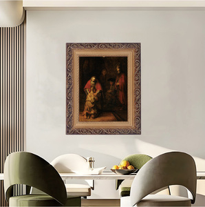 Peintures de personnages classiques célèbres, portrait de mère et d'enfant, peinture à l'huile sur toile - Product Image 2