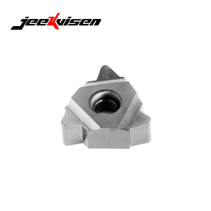 Plaquettes de filetage API en carbure pour tournage CNC, outils de coupe JEEKVISEN, revêtement PVD/CVD, dureté HRC20-65, personnalisables OEM pour tuyaux d'huile - Product Image 3