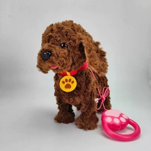Chiot <span class=keywords><strong>qui</strong></span> sort la langue, léche le chien Teddy, jouet électrique pour chien <span class=keywords><strong>qui</strong></span> aboie à la touche, avec sons réalistes de parlage <span class=keywords><strong>et</strong></span> de <span class=keywords><strong>marche</strong></span> - Product Image 3