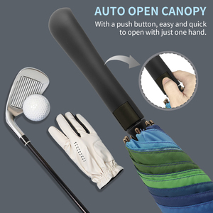 High Quality Windproof Golf <b>Umbrella</b> Extra <b>Large</b> Double Layer Canopy Water Repellent Fabric <b>Umbrella</b> For Outdoor Use - Product Image 4