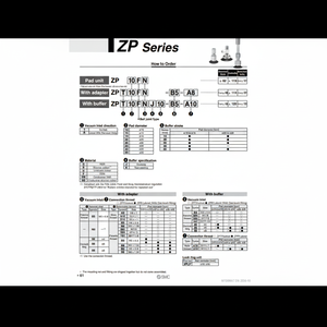 ZPT16FGSJ20-B5-A10 à vide pour machines et équipements industriels SMC Pneumatics - Product Image 1