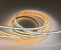 Bande lumineuse LED COB à luminosité élevée, dimmable, blanc chaud 2700K, 24V, CRI 90 élevé, éclairage commercial, de vente au détail et de bureau