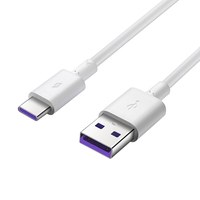 Cable de Datos USB C de Alta Velocidad 5A Personalizado de PVC, Cable de Carga Rápida Tipo C de 1m 2m 3m, Cable USB-C para Teléfonos Móviles y Computadoras