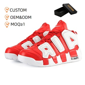 <span class=keywords><strong>Zapatillas</strong></span> <span class=keywords><strong>de</strong></span> <span class=keywords><strong>Baloncesto</strong></span> Unisex para Adolescentes, Antideslizantes, Transpirables, con Amortiguación <span class=keywords><strong>de</strong></span> Aire, Negras y Blancas, <span class=keywords><strong>de</strong></span> Caña Alta, para Entrenamiento Deportivo y Escolar - Product Image 1