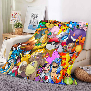 Couverture en polaire corail personnalisée avec motif de dessin animé mignon de 5000 designs, style Pokémon, pour enfants et bébés - Product Image 2