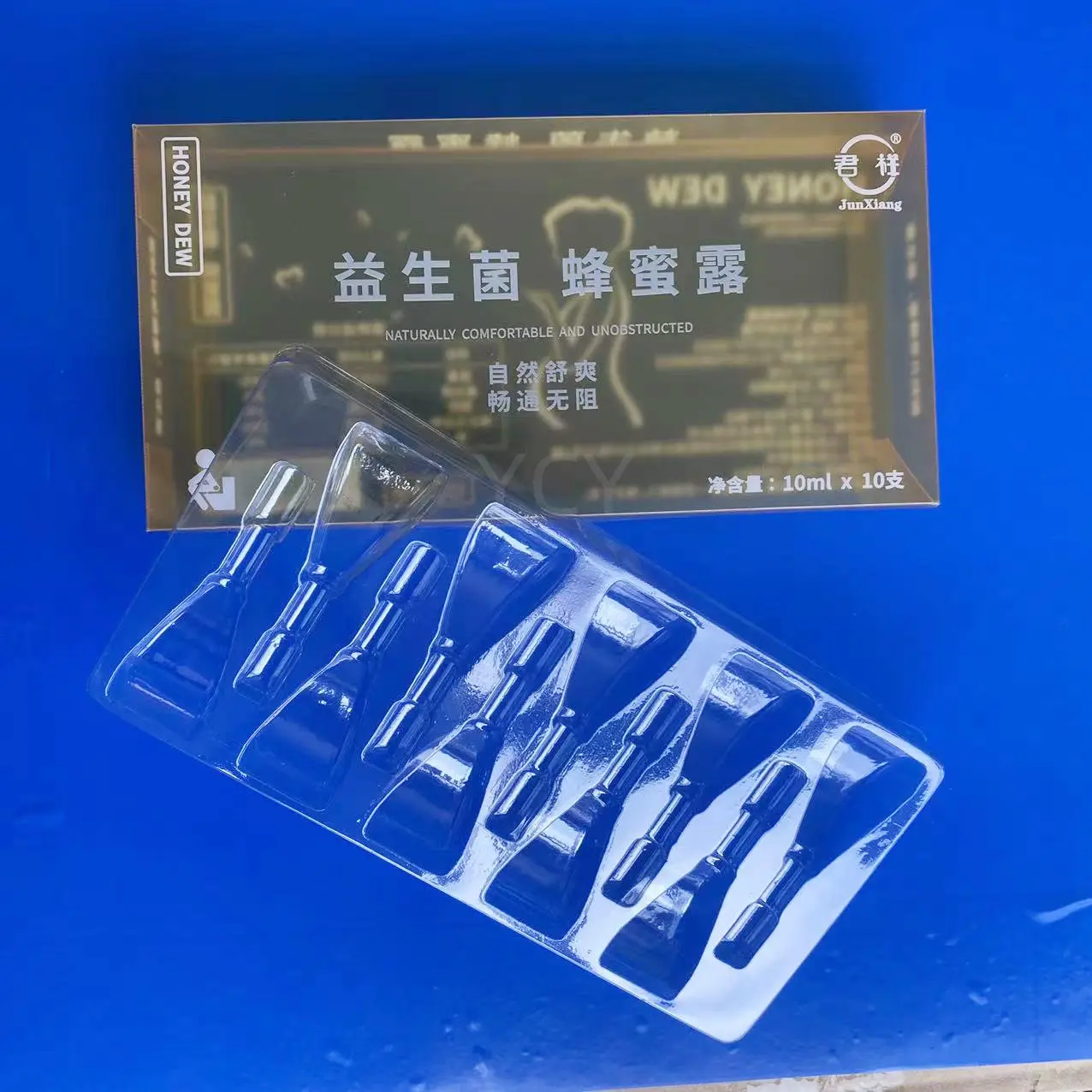 Transparent Inner Blister Tray Plastic Printed Folding Acetate Boxes Clear Packaging Box
