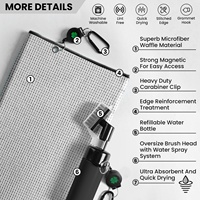 Offre Spéciale – Kit Cadeau d'Accessoires de Golf Personnalisés Amrta en Gros – Kit de Nettoyage de Clubs de Golf, Outil de Réparation de Divots, Brosse, Marqueur de Balle, Brosse de Pulvérisation pour le Golf