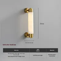 Lampe murale en albâtre LED de style moderne et minimaliste pour salon, chambre à coucher, chevet ou couloir