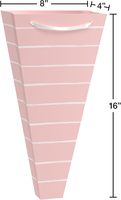 Inunion personnalisé saint valentin grand carton fleur sac en papier Bouquet emballage cadeau sac