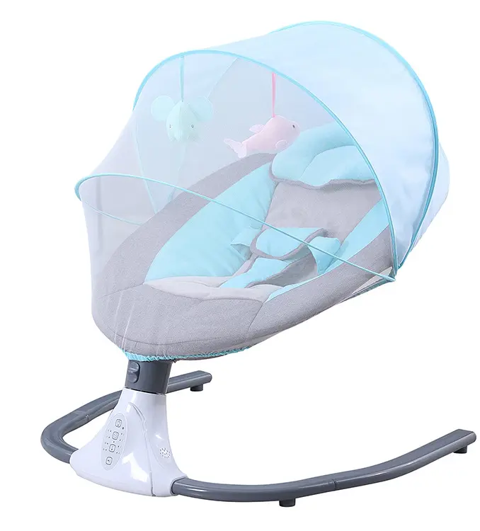 חדש עיצוב נייד נדנדה, Bluetooth מוסיקה רמקול תינוק נדנדה חשמלית ילדים עריסה תינוק נדנדה Swin תינוק נדנדה כיסא/