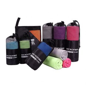 Serviette de sport en microfibre à séchage rapide, sans sable, légère, super absorbante, portable, en tissu suédé, avec logo personnalisé, faible MOQ - Product Image 2