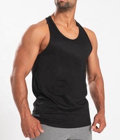 OEM personnalisé 100% coton gilet d'entraînement lourd musculation muscle Fitness Stringer course Singlet Gym débardeur pour hommes