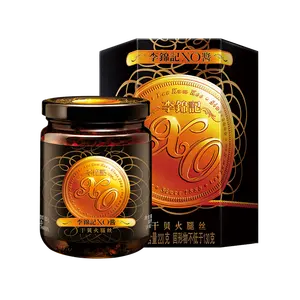 Lee Kum Kee XO salsa 220g vieiras secas salsa bibimbap, camarones, jamón, arroz triturado, salsa de fideos, salsa de olla caliente, salsa de inmersión