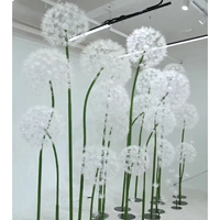 L58 Fleurs de pissenlit artificielles géantes, écologiques, faites à la main, décoratives, élégantes, personnalisables en couleur et en taille, pour mariage et événements