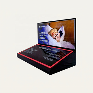 Custom Logo Countertop Accessories <b>Display</b> with LED Lighting Illuminated Organizer <b>Stand</b> for Phone and <b>Small</b> Accessories - Product Image 1