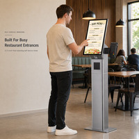Kiosque interactif à écran tactile Android Windows avec caméra pour centre commercial, banque, hôpital