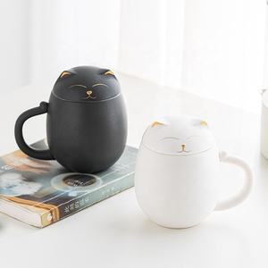 <span class=keywords><strong>Tasse</strong></span> à thé en céramique pour <span class=keywords><strong>chat</strong></span> avec <span class=keywords><strong>infuseur</strong></span> et couvercle <span class=keywords><strong>Tasse</strong></span> à thé mignonne avec passoire pour tremper les feuilles mobiles Anniversaire Noël Cadeaux pour amoureux des chats - Product Image 6
