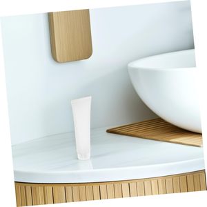 50ml White Cosmetic Tube Hand Cream Facial Cleanser Squeeze Plastic <b>Bottle</b> Empty Refill Plastic Tube <b>with</b> <b>Flip</b> Cap - Product Image 4