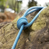 Cordon d'accessoires en polyester de 6 mm, résistant aux intempéries, durable, corde utilitaire pour le camping en plein air, cordon Prusik, ligne d'accessoires multi-usages