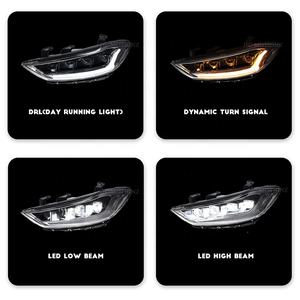 ชุดไฟหน้า LED HCMOTIONZ พร้อมไฟ DRL แบบเคลื่อนไหวได้ สำหรับรถยนต์ Hyundai Elantra ปี 2016-2018 - Product Image 5