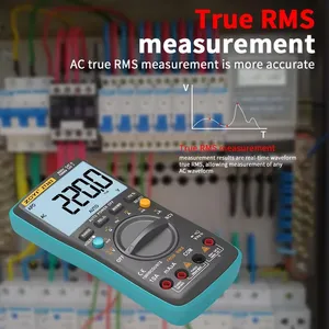 ZOYI Multimètre intelligent haute précision True RMS avec détection automatique de gamme, testeur de condensateurs, de température, NCV, Ohm, Hz 10A - Product Image 4
