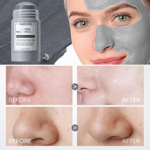 Masque de boue pour le visage Pores profonds nettoyant Alaska volcan dissolvant de points noirs armoise acné niacinamide masque d'argile éclaircissant bâton - Product Image 5