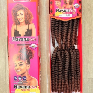 BEZALE 2 #   Extensions de cheveux synthétiques pré-bouclées de 8 pouces, texture naturelle douce, tresses bouclées, coiffure tressée, prix d'usine - Product Image 4
