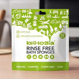 Salviette Detergenti Monouso Senza Risciacquo per il Corpo, Campione Gratuito, Utilizzate in Ospedale per Pazienti Allettati - Product Image 1