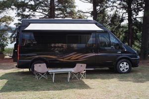 Điện RV Side mái hiên với đèn LED hoàn chỉnh PVC vải tán cho <span class=keywords><strong>Camper</strong></span> Motorhome Caravan - Product Image 2