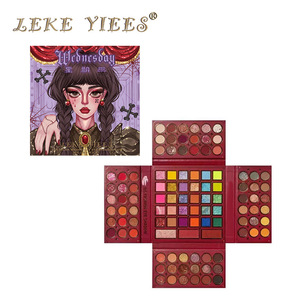 LEKE YIEES Palette de fards à paupières, blush, illuminateur et contour 68 couleurs, cinq couches, <span class=keywords><strong>pop</strong></span>-up, tout-en-un, poudre waterproof - Product Image 5