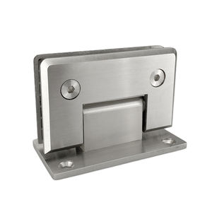 Bisagras de Acero Inoxidable Negro AISI 304 para Mamparas de Ducha con Puerta de Vidrio, Montaje en Pared para Baño - Product Image 2