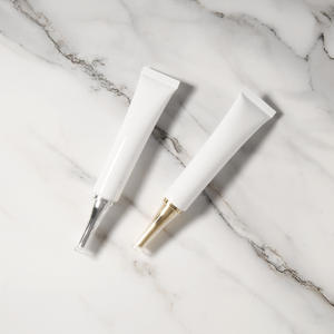 Vente en gros 20g Tube cosmétique blanc 20ml Crème médicale pour les yeux Tube en PE Tube à presser en plastique pour crème pour les yeux - Product Image 6