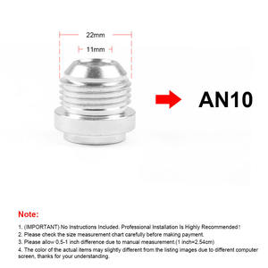 Connecteur de ventilation d'huile automobile AN3/4/6/8/10 transfrontalier, très vendu, en aluminium, joint de soudure pour tuyau d'huile, pompes à huile de qualité supérieure - Product Image 3