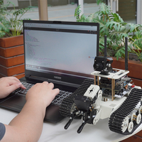 Transbot SE ROS, Coche Robótico con Motores con Codificador 520, Programación en Python con Marco de Aprendizaje Profundo de IA para Jetson NANO B01