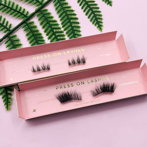 ラッシュクラスターラッシュエクステンションの下でグルーレス自己粘着プレス接着剤不要プレボンドテクノロジーDIYラッシュ - Product Image 3