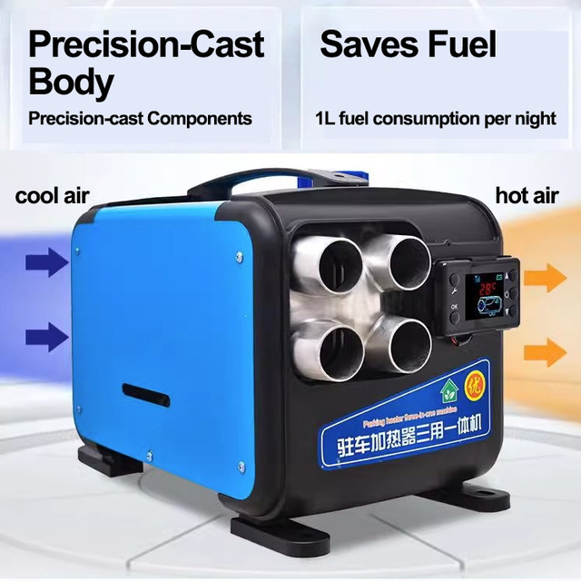 New Hoteacol Parking Heater Electric Tricycle Car 12V/24V Fuel Heating All-in-One Diesel/Wood HX-5 OE Htk600357 1-Year Warranty