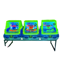 Mesin Game Video Arcade Koin ZENJET TRAIN untuk Anak-anak & Usaha Kecil, Tahan Lama, Kompatibel 220V/110V