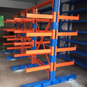 Prateleiras Cantilever de <span class=keywords><strong>Metal</strong></span> Resistente para Armazenamento de Rolos de Tecido, Sistema de Prateleiras Cantilever Ajustável para Armazém - Product Image 3