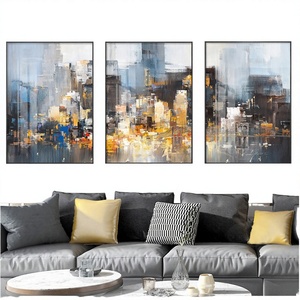 Pinturas Abstractas de Naturaleza Muerta Hechas a Mano, Pintura al Óleo Moderna con Textura para Interiores, Lienzo Grande con Paisaje Abstracto, Decoración de Pared - Product Image 4