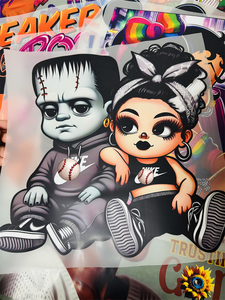 สติกเกอร์ไวนิลคุณภาพสูงสำหรับรีดร้อน ลาย DTF พร้อมใช้สำหรับพิมพ์ลายลงบนเสื้อผ้า - Product Image 5