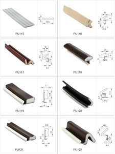 Commercio all'ingrosso a buon mercato Design moderno Pu striscia di porta e finestra di sigillatura porta porta in <span class=keywords><strong>legno</strong></span> fessura della porta - Product Image 5