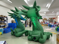 Dragon gonflable personnalisé de Loong chinois gonflable pour la décoration de festival chinois