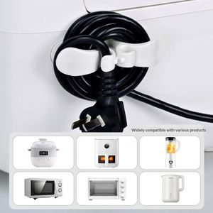 Organisateur de câbles multifonctionnel, enrouleur de cordons pour cuisine, fixateur de prises d'appareils électroménagers, clip de rangement pour câbles d'alimentation - Product Image 3