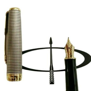 Prodotto promozionale Best Seller buona griglia argento serie Fine(F) pennino <span class=keywords><strong>stilografica</strong></span> con scatola - Product Image 2