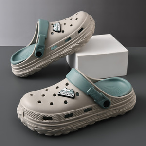Men's <b>Clogs</b> Platform Height Increasing Summer Outdoor Sandals Non Slip Breathable Comfortable Versatile Slip On Shoes - Product Image 4