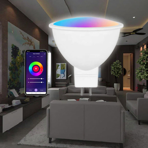 Bombilla LED Inalámbrica Inteligente Tuya RGB+CCT de 5W, Compatible con el Asistente de Google, Control Remoto, Base GU10/E27/GU5.3, Regulable, Garantía de 3 Años - Product Image 4