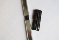 Connecteur droit en acier inoxydable 14,5A, barre d'espacement en aluminium, vis de jonction pour fenêtre et porte à double vitrage, fixation de verre moderne
