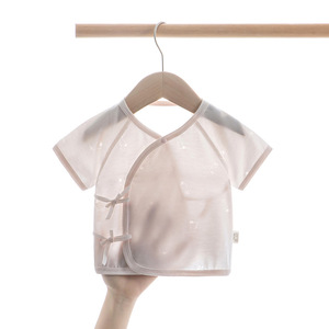 Body Estivo a Mezza Schiena per Neonati, Manica Corta in Cotone e <span class=keywords><strong>Fibra</strong></span> di Cellulosa, Morbido e Carino, Unisex, Outfit per Neonati - Product Image 2